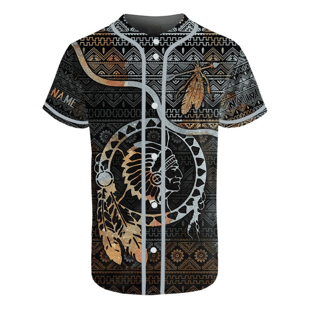 Cusomized Name Native American 3D All Over Printed Unisex Shirts