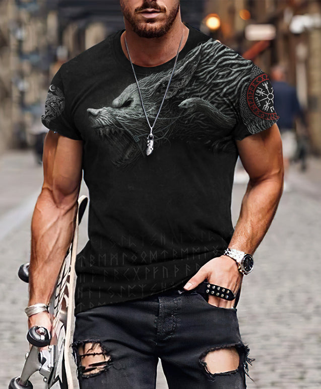 Viking Fenrir 3D All Over Printed Unisex Shirts