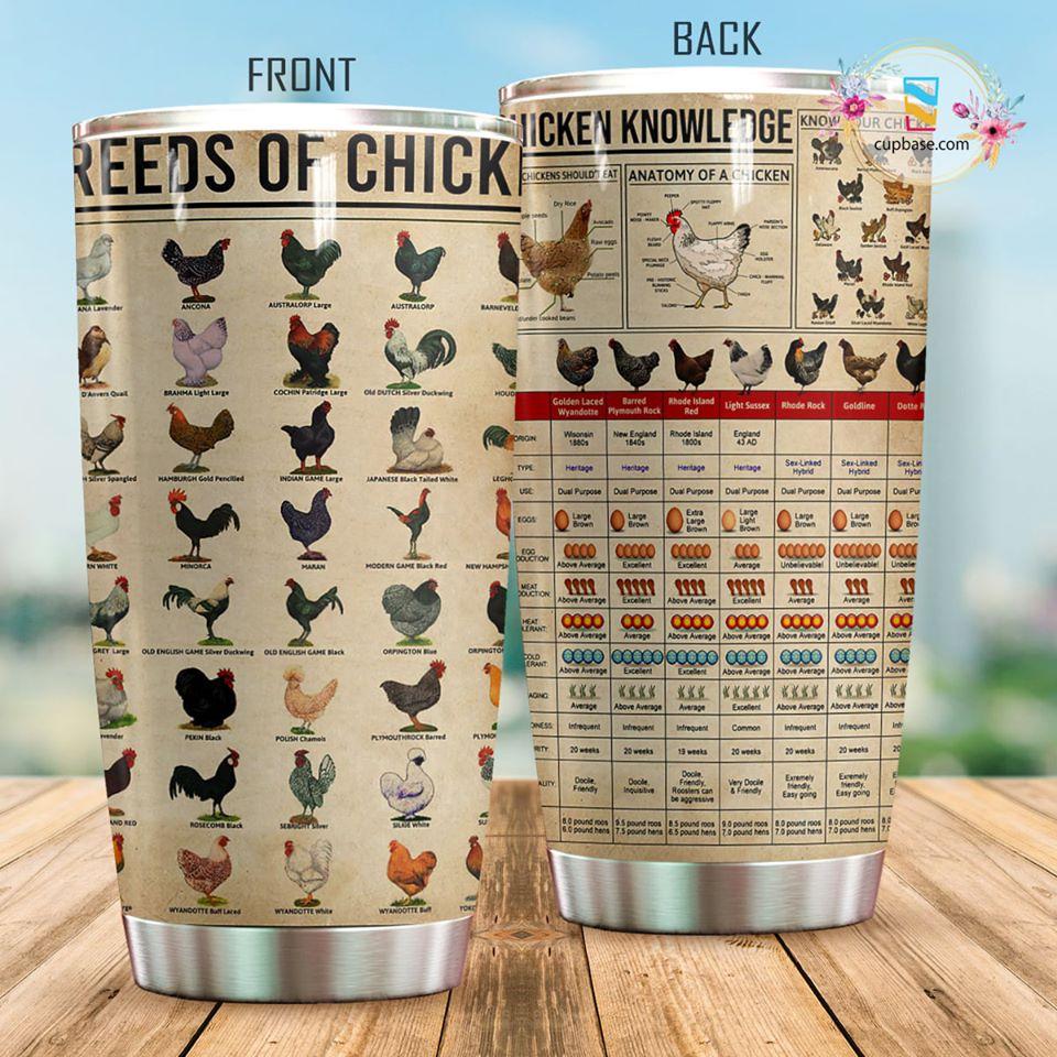 Chicken Knowledge Tumbler-Tumbler-HP Arts-Vibe Cosy™