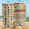 Chicken Knowledge Tumbler-Tumbler-HP Arts-Vibe Cosy™