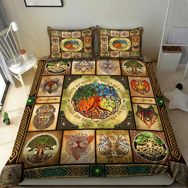 Celtic Tree Of Life 3D All Over Printed Bedding Set