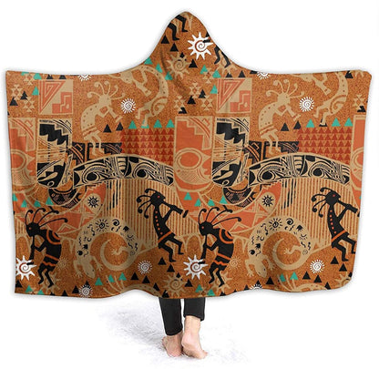 Native American Hooded Blanket