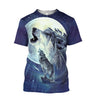 Wolf 3D All Over Printed Unisex Shirts No 02