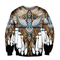 Eagle Native American Hoodie 3D All Over Printed Shirts VP19092003-LAM