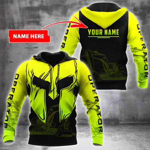 Customize Name Heavy Equipment Operator 3D All Over Printed Unisex Shirt