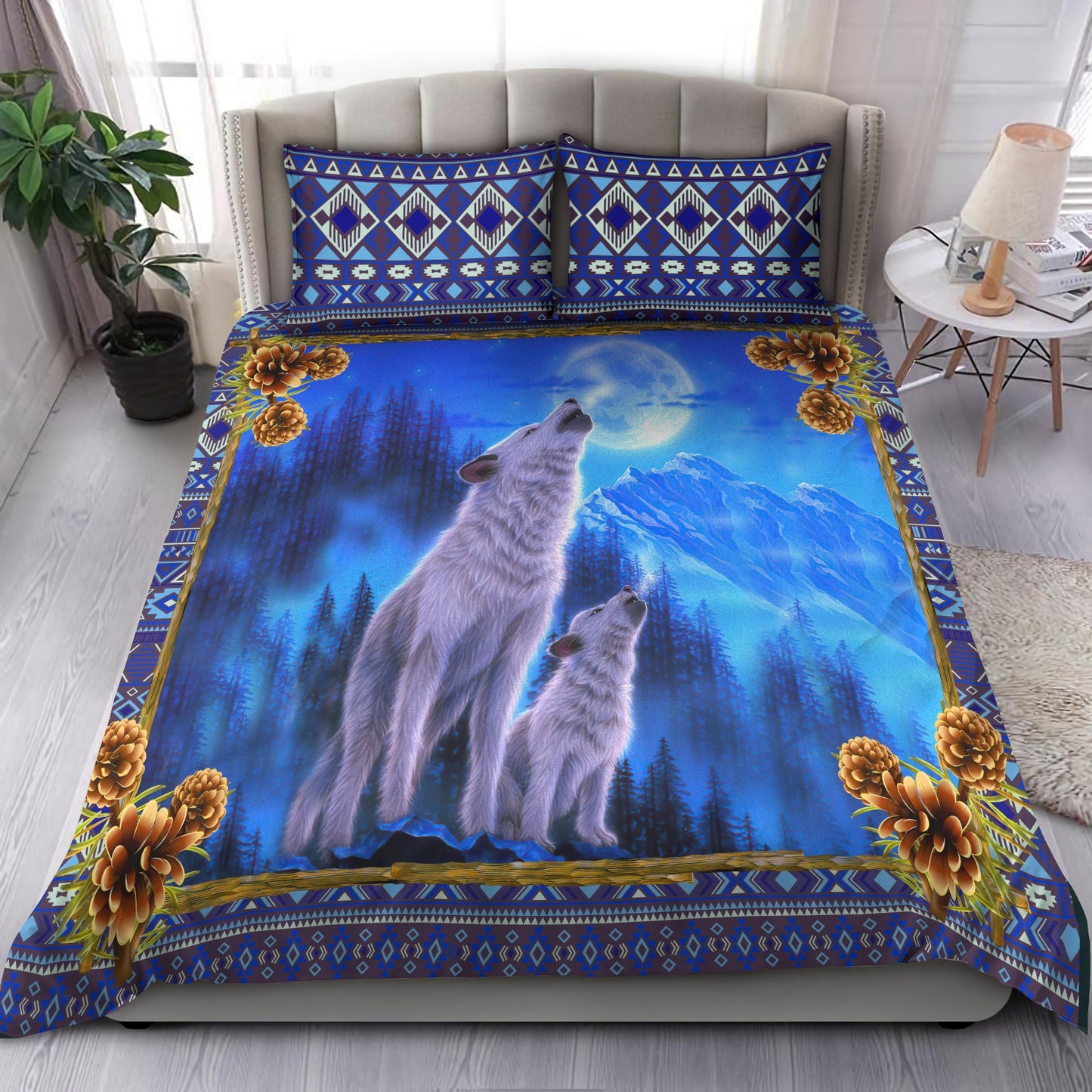 Wolf 3D All Over Printed Bedding Set