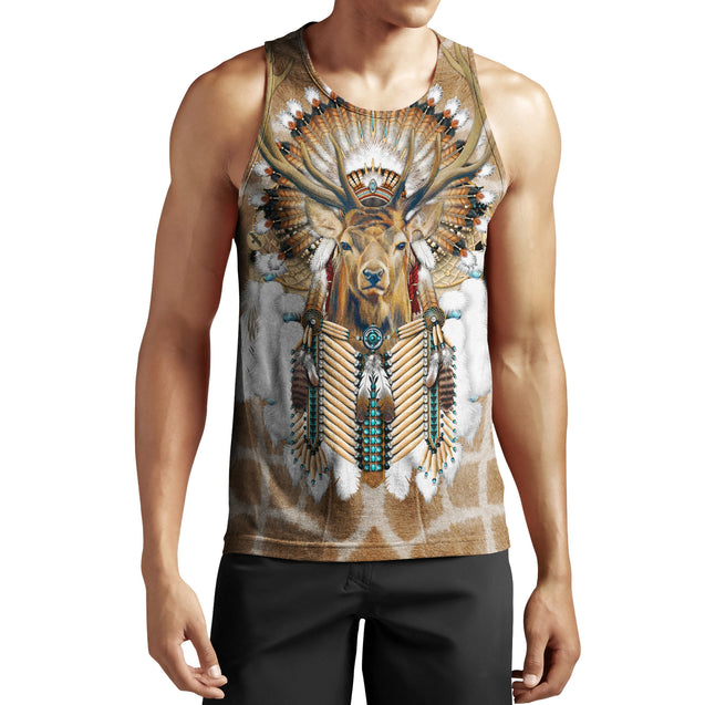 Native Dreamcatcher Deer 3D All Over Printed Shirts For Men