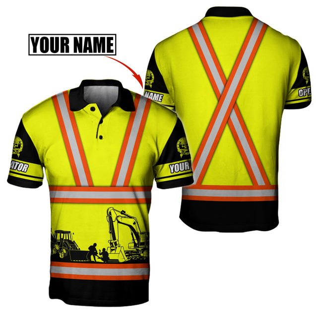 Customize Name Heavy Equipment Operator 3D All Over Printed Unisex Shirt