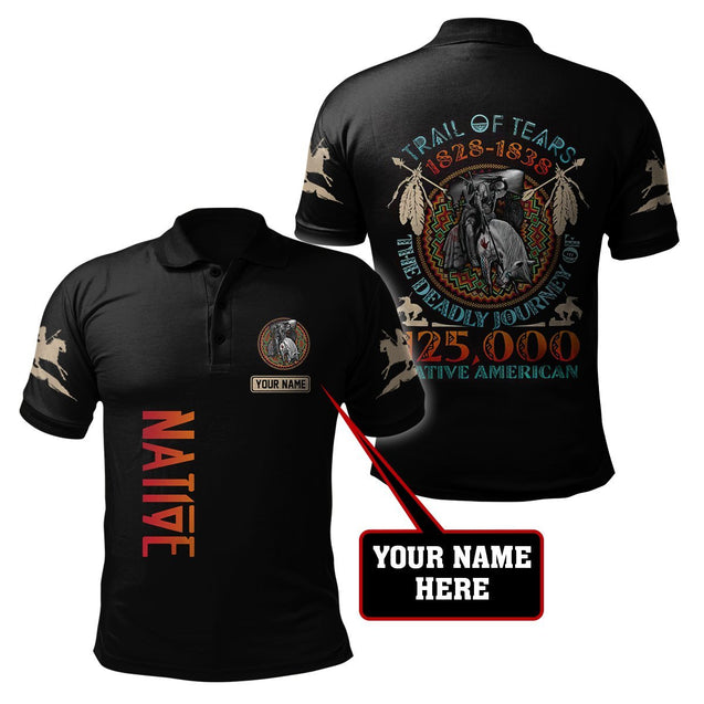 Custom Name Native American 3D All Over Printed Unisex Shirts