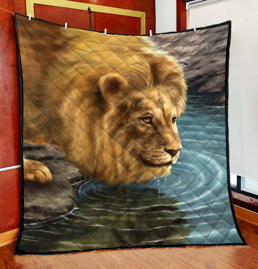 Lion blanket