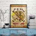 Native American Poster Vertical 3D Printed