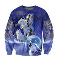 Wolf Native American 3D All Over Printed Unisex Shirts No 09