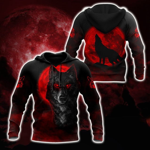 Alpha Wolf 3D All Over Printed Unisex Shirt