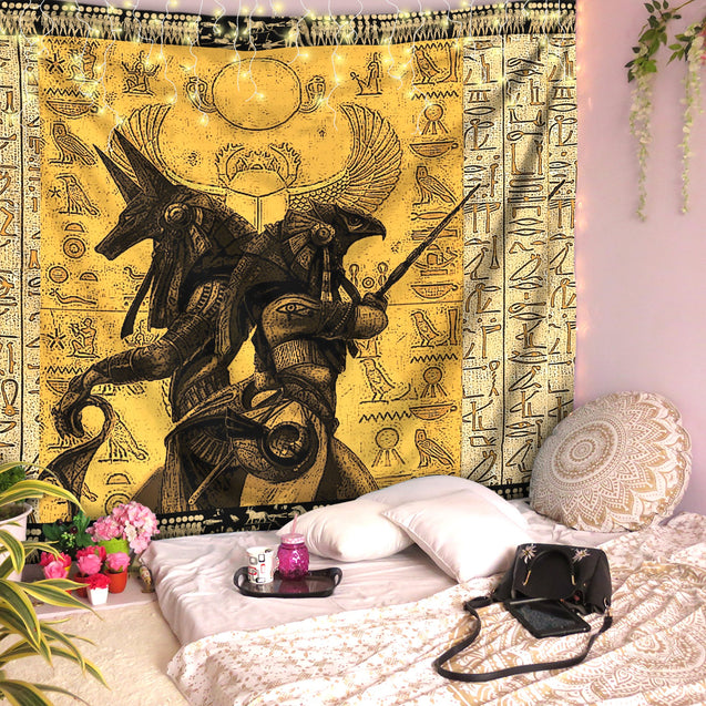 Ancient Egypt 3D All Over Printed Tapestry