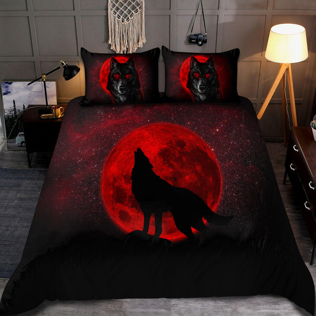 Wolf 3D All Over Printed Bedding Set