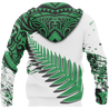 New Zealand Maori Fern Green Edition Pullover Hoodie HC1107-Apparel-Huyencass-Hoodie-S-Vibe Cosy™