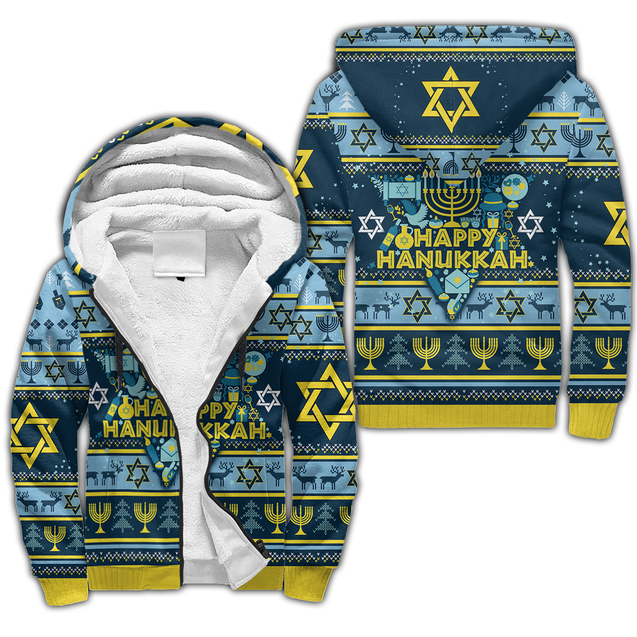 Premium All Over Printed Happy Hanukkah Shirts MEI