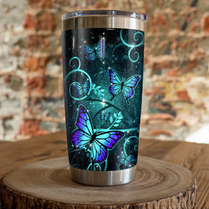 Butterfly Steel Tumbler TA031804-TA-Vibe Cosy™