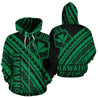 Hawaii Kanaka Polynesian Hoodie - Poly Style Green - AH - J1-ALL OVER PRINT HOODIES (P)-Phaethon-Hoodie-S-Vibe Cosy™