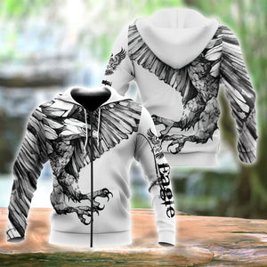 The Great Eagle Tatoo 3D All Over Print Hoodie HHT2108207