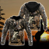 3D All Over Print Camo Deer Hunter Hoodie TN070805