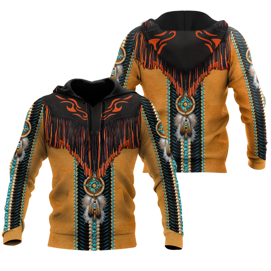 Premium Native American Hoodie 3D All Over Printed Shirts DA17112002CLVH-LAM