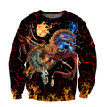Maui taniwha art new zealand 3d all over printed shirt and short for man and women-Apparel-PL8386-Sweatshirt-S-Vibe Cosy™