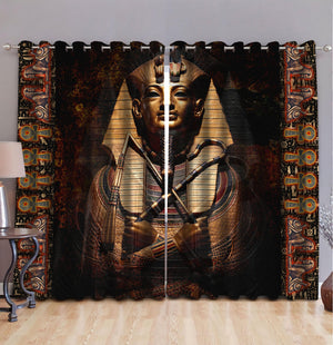 Egypt 3D All Over Printed Window Curtains