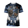 Wolf Native American 3D All Over Printed Unisex Shirts No 01