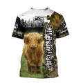 Highland Cattle 3D All Over Printed Shirts For Men And Woman