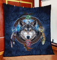 Celtic Wolf 3D All Over Printed Quilt