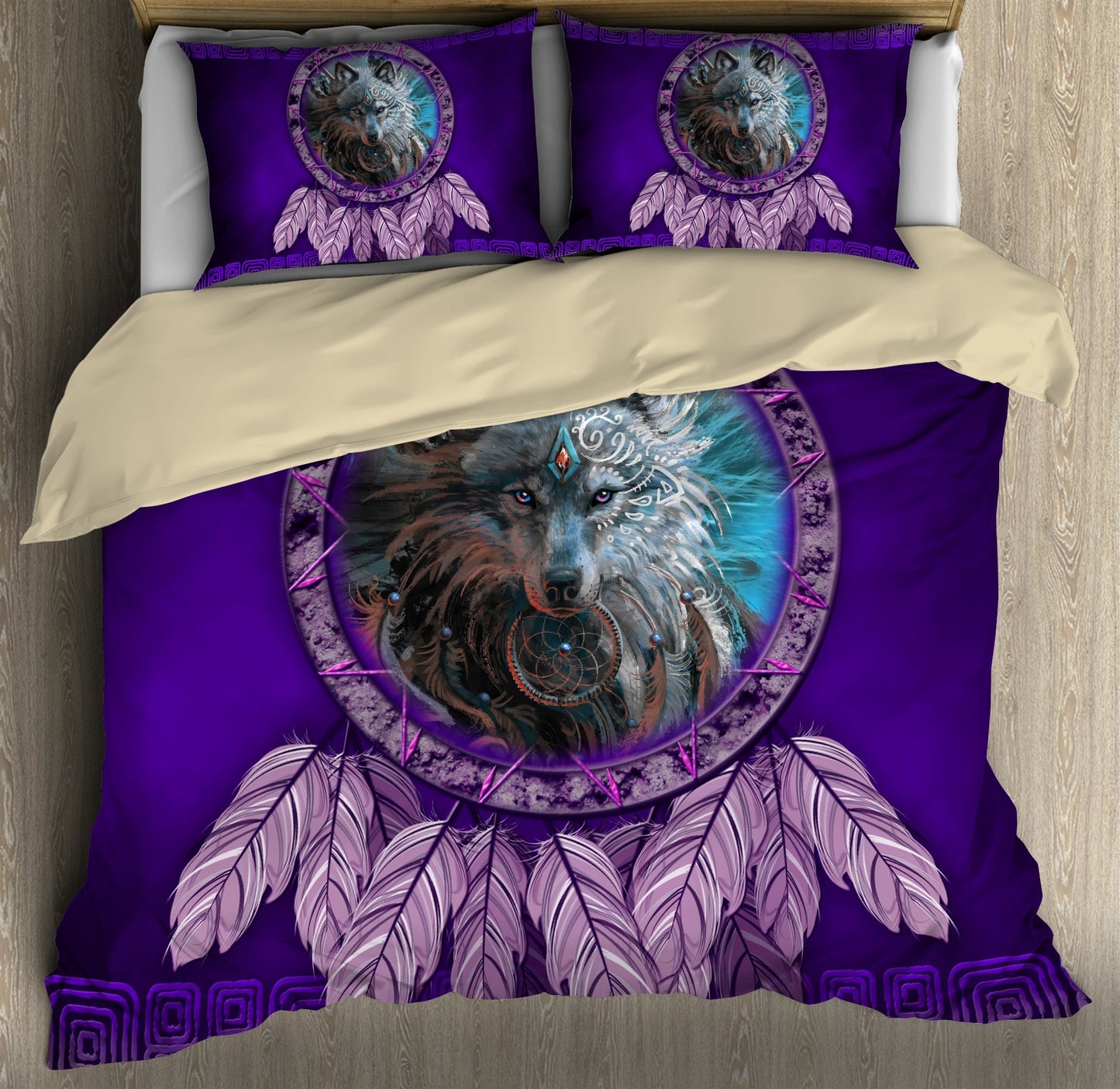 Wolf 3D All Over Printed Bedding Set