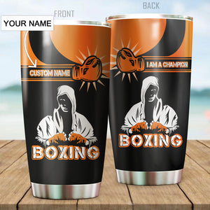 Custom Name Boxing Tumbler