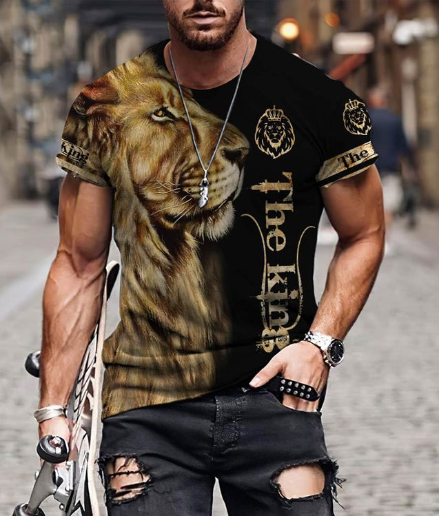 King Lion 3D All Over Printed Unisex Shirts