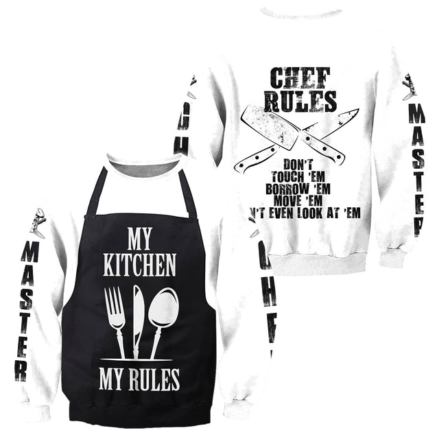 Master Chef 3D All Over Printed Unisex Shirts