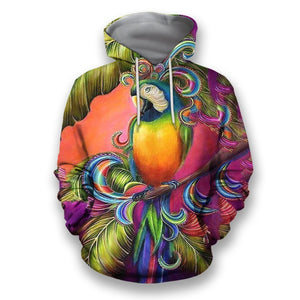 3D Printed Parrot Tops PHL13900-Apparel-PHL-Hoodies-S-Vibe Cosy™