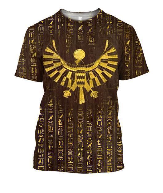 All Over Printed Horus Egyptian God-Apparel-HbArts-T-Shirt-S-Vibe Cosy™