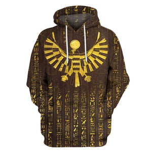 All Over Printed Horus Egyptian God-Apparel-HbArts-Hoodies-S-Vibe Cosy™