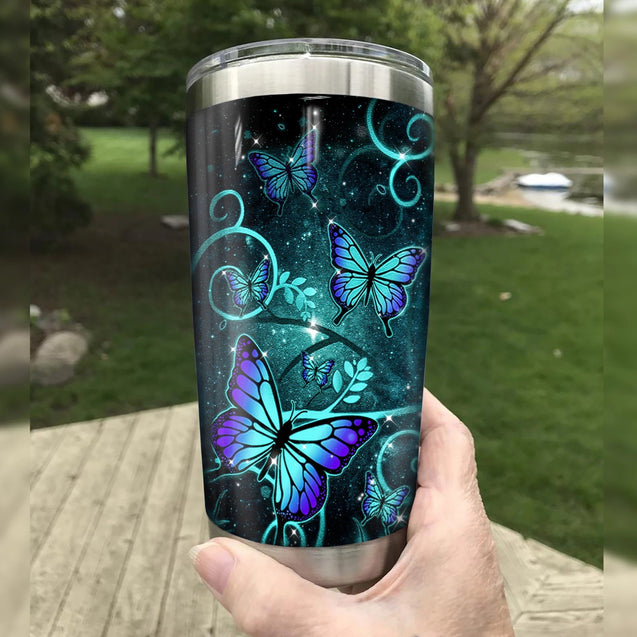 Butterfly Steel Tumbler TA031804-TA-Vibe Cosy™