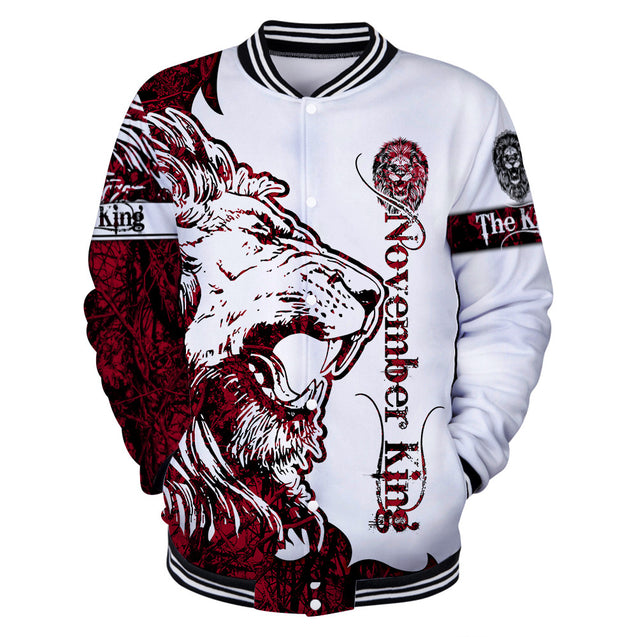 November Lion 3D All Over Printed Unisex Shirts