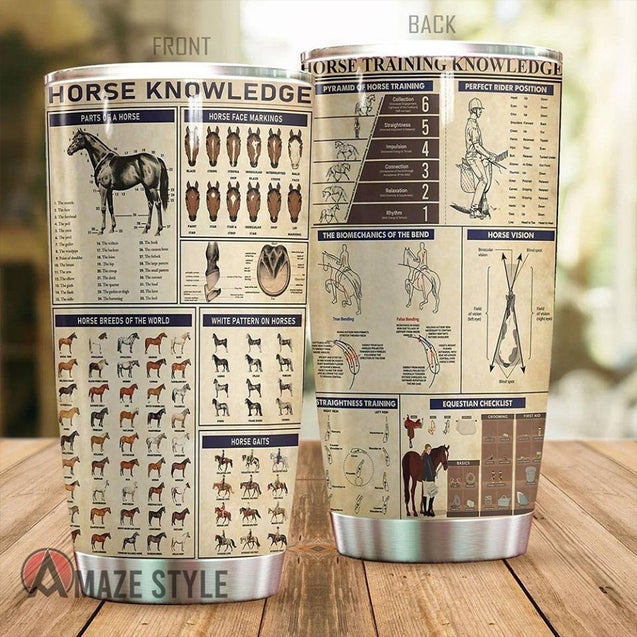 Horse Knowledge Stainless Steel Tumbler TA031615 - Amaze Style™-