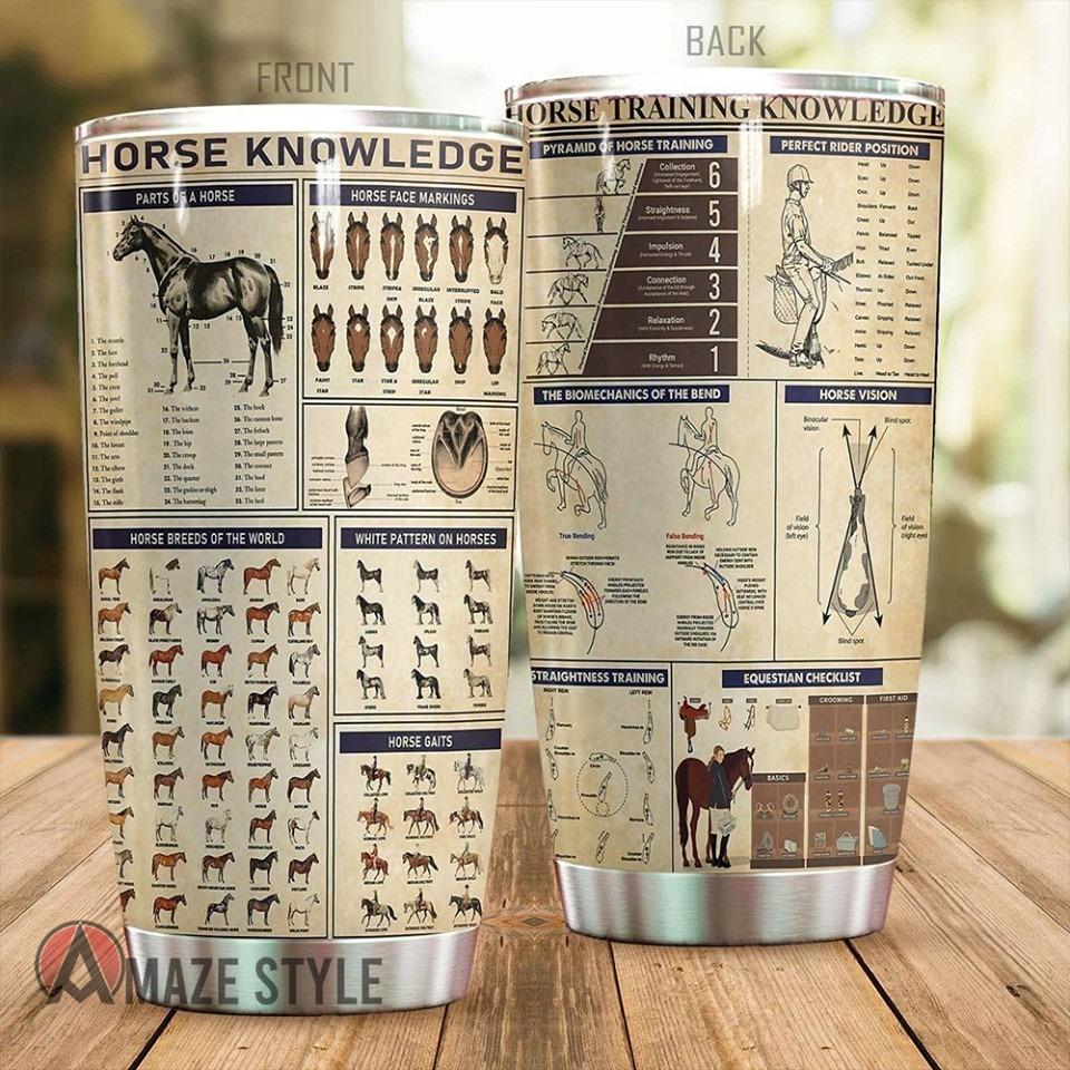 Horse Knowledge Stainless Steel Tumbler TA031615-TA-Vibe Cosy™
