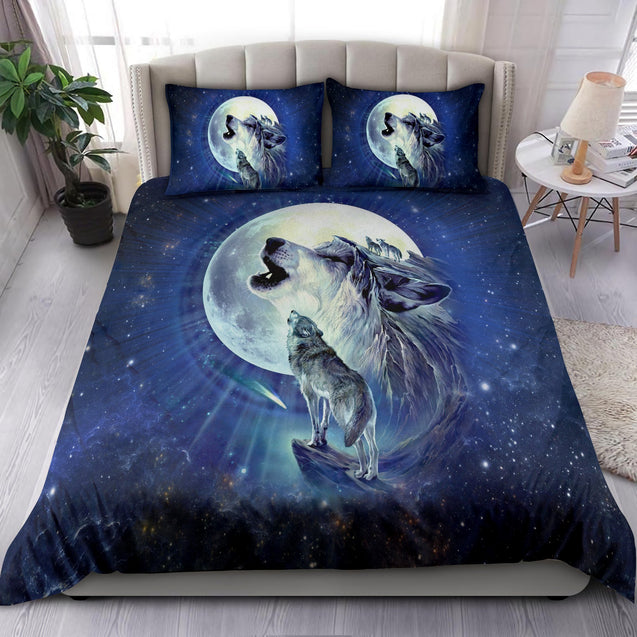 Wolf 3D All Over Printed Bedding Set