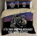 Couple Skulls Love To Death Bedding Set DQB07222001-TQH-BEDDING SETS-TQH-Twin-Vibe Cosy™