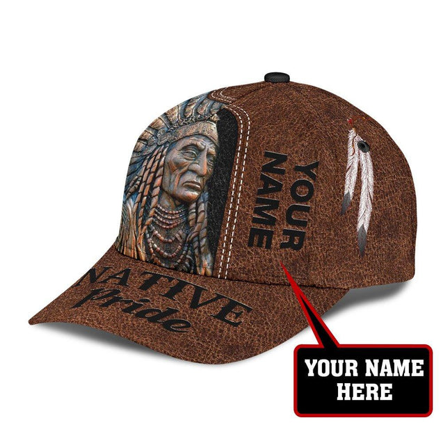 Custom Name Native American Classic Cap