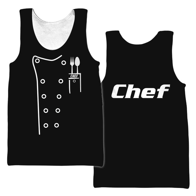 Custom Name Master Chef 3D All Over Printed Unisex Shirts