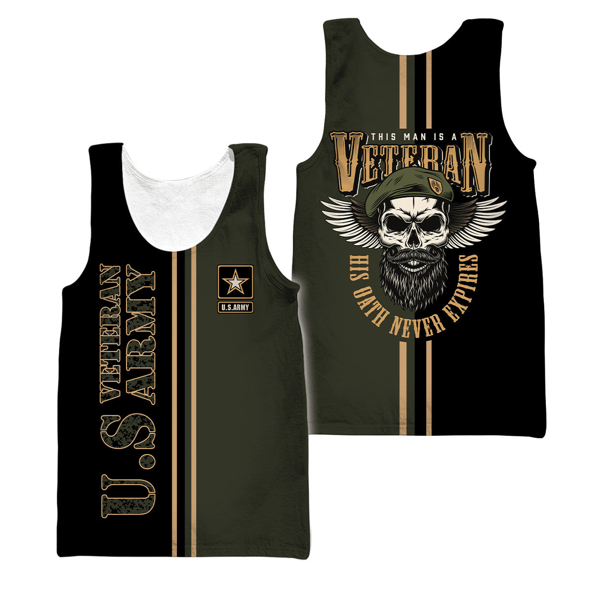 US Veteran Navy 3D All Over Printed Unisex Shirts