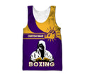 Custom Name Boxing 3D All Over Printed Unisex Shirts