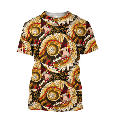 Native American 3D All Over Printed Unisex Shirts