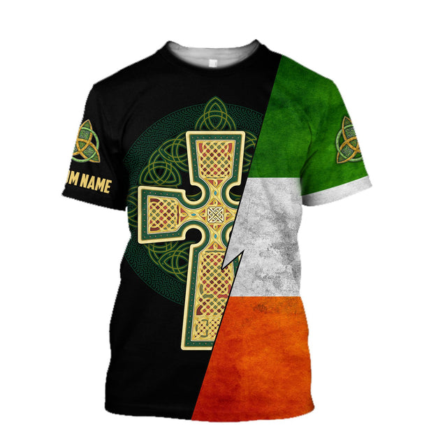 Custom Name Irish Saint Patrick's Day 3D All Over Printed Unisex Shirt